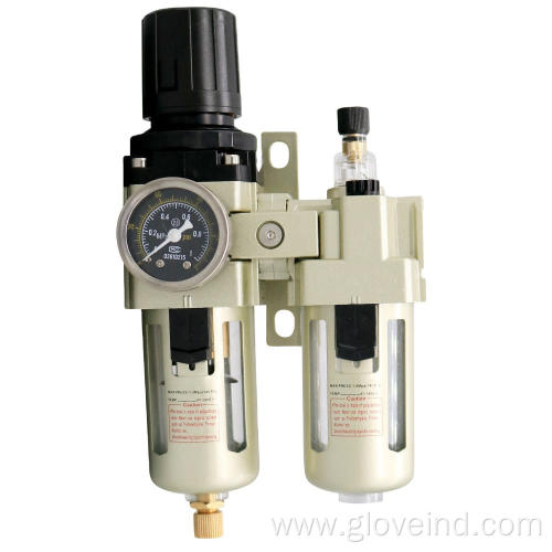 pneumatic source treatment air filter regulator lubricator